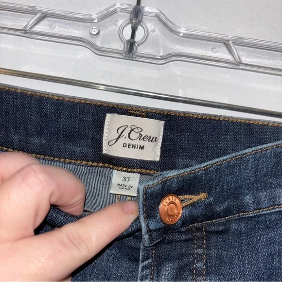 J. Crew Dark Indigo Straight Leg Jeans - Picture 4 of 5